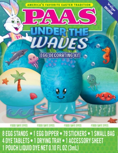 PAAS® Under the Waves Egg Decorating Kit, Pack of 5 