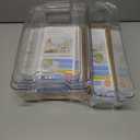 Dial Industries Multi-Purpose Organizer, 12-1/2 x 6-1/4 x 3-1/2 Inches, Clear (B673)