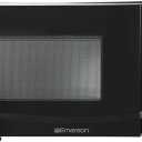 Emerson MW9255B Countertop Microwave Oven, 6 Pre-Programmed Settings, Removable Glass Turntable and Child Safety Lock, 0.9 Cu ft, 900W, Black