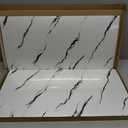 10pcs 23.6"x11.8" Marble Peel and Stick Waterproof Wall Panels - Heat-Resistant Backsplash Tile, PVC Wall Panels for Kitchen,Bathrooms,Living Rooms, Bedrooms, TV Walls,Black and White (19.4 Sq. Ft.)