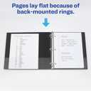 Avery Heavy-Duty View Binder with 1.5" One Touch EZD Ring, Black, 1 Binder (79695)