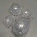 Nuanchu 8 Pcs 4 Sizes Cupping Therapy Set with Satin Bag Silicone Massage Cups Professional Cupping Therapy Vacuum Cup for Cellulite Joint Pain Muscle Pain(Clear)