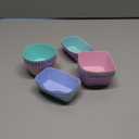 SmartKitch Silicone Cupcake Liners Lunch Box DividersNon-Stick Silicone Muffin Cups, Bento Box Accessories for Kids (24Pcs: 4 Color)