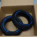 BANGTING 2PCS 60/70-6.5 Scooter Tire Tubeless, 10x2.5 inch Front or Rear Replacement Solid Tires, 10x2.5-6.5 Rubber Tire for Segway Max G30/G30D/G30E/G30E/G30LP/G30D II (Blue)