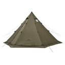 Naturehike Ranch Fire Teepee Tent, Cold Weather Winter Hot Tent with Stove Jack, 4-6 Person Waterproof Windproof 4 Season Tents for Camping