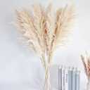 40" inch 10 Stems Natural Pampas Grass Decor Tall, pompas Grass, Tall Pampas Grass for Wedding, Party, Farmhouse, Boho Home Decor