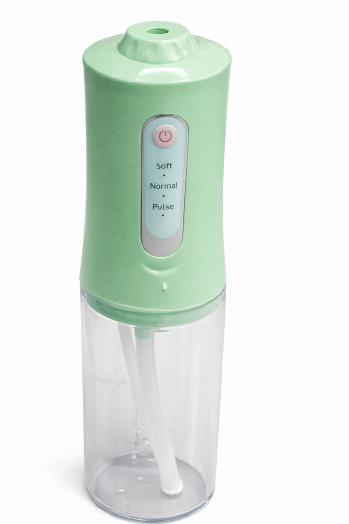 Portable Water Flosser Handheld Oral Irrigator with Fine Nozzle High-Pressure Waterproof