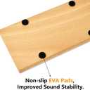 Meditation Chime with 3 Tone (C-E-G) Wooden Hand-held Chimes for Classroom Management, Yoga, Meeting and Sound Therapy, Chime Mallet Included