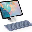 OMOTON Bluetooth Keyboard Compatible with iPad 10th Generation, iPad 10.2 (9th/8th/7th), iPad Pro 13/12.9/11 inch, iPad Air/Mini and More iOS Devices, Deep Blue