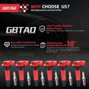 Set of 6 Upgraded Ignition Coil Pack and Spark Plug 2011-2020 For Ford F150 Expedition Explorer Flex Taurus Transit, For Lincoln MKS MKT Navigator Turbo 3.5 V6 Replaces UF646