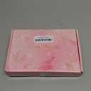 YBYMCAI Long Pink Wavy Wigs for Women Middle Part Pastel Pink Wig 26 inch Natural Curly Synthetic Wig Heat Resistant Fiber Wigs for Daily Party Use