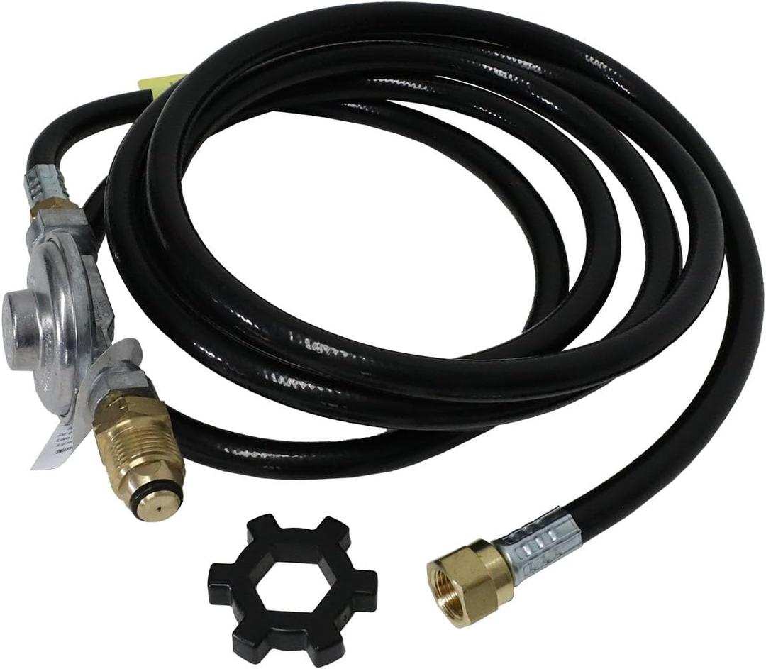 Mr. Heater 12-Feet Hose/Regulator Assembly with Restricted Flow Soft Nose P.O.L.
