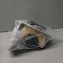 Wendy's Pancake Welding Hood Helmet w/Strap - Right Handed - White FLIP UP Lens