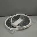 Copco Non-Skid Turntable, 2-Tier, 12-Inch, Durable & Easy Clean, White/Gray
