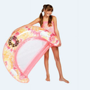 Justice Chair Inflatable  Swimming Pool Float; Color: Pink, Orange; Ages 6+