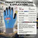 Double Insulated Electrical Gloves,400V Low Voltage Electrician Safety Gloves,Rubber Non Slip Work Gloves For Men (Blue,Large)