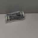 Bathroom Sink Drain,2 Pack Matte Black Drain Stopper Without Overflow,Small Cap Pop Up Drain Assembly with Detachable Strainer Basket,Built-in Anti-Clogging, Stainless Steel Nut