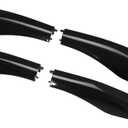 4pcs Car Roof Rack Side Rails End Cover Cap Compatible for Lexus RX350 RX400h RX330 2003-2009, Durable Plastic Black Cargo Rack Legs Protection