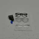 IBOANN Iconic Blue Light Glasses for Woman - Computer Glasses 99% Blue Light Blocking - Anti Eyestrain & UV Glare Protection (*A1 Light Black & Leopard & Transparent)
