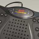 Vibration Plate Exercise Machine, Lymphatic Drainage Machine for Weight Loss, Lymphatic Drainage & Muscle Recovery, Multiple Speeds with Bluetooth & Remote, Max User Weight 330lbs (Pure Black)