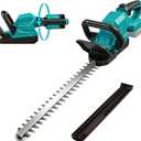 Cordless Hedge Trimmer 22-Inch Compatible with Makita 18V Battery, 3000RPM Brushless Motor Electric Hedge Trimmer, 180°Rotatable Head, Battery Powered Bush Trimmer for Yard, Garden(Tool Only)