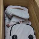 BAGSMART Rolling Duffle Bag with Wheels, Carry On Bag Duffel Bag for Travel, Wet Pocket Duffle with Wheels and Handle, Blush Pink, 40L