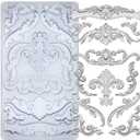 Scrollworks Mold for Polyclay Air Dry Clay Plaster