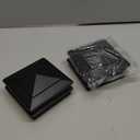 Pyramid Aluminum Post Caps for 4x4 Wood Posts (Actual 3.5" x 3.5"), Durable Powder-Coated Fence Post Caps for Deck, Patio, Fence, Weather-Resistant, Rust-Proof PC44, (4 Pack)