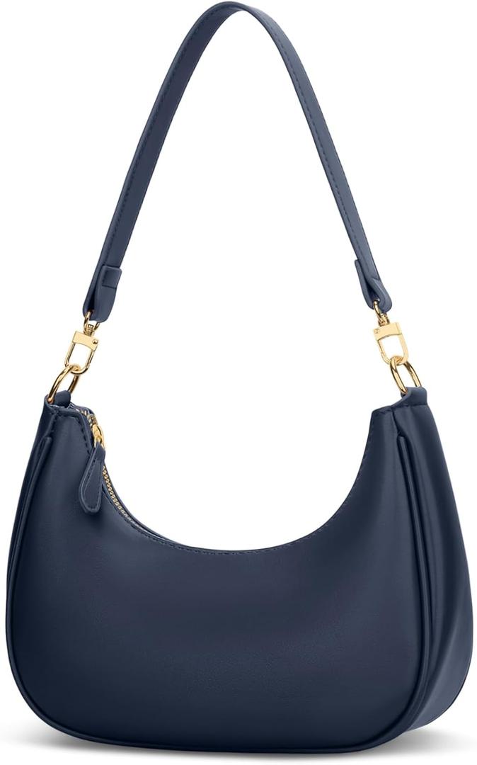 KKXIU Shoulder Bag for Women Small Purse Cute Clutch Hobo Handbag Trendy Crescent Bag