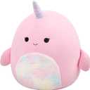 Squishmallows Original 20in Esme The Pink Narwhal Official Jazwares Plush (Jumbo)