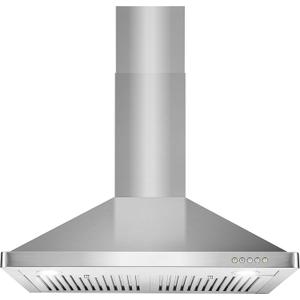 COSMO COS-63175 30 in. Vista Collection 380 CFM Ducted Wall Mount Range Hood, Button Controls, LED Lights, Stainless Steel