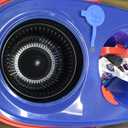 O-Cedar RinseClean Spin Mop & Bucket System + 2 Extra Mop Heads | Clean with Water | Removes 99% of Bacteria