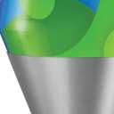 Lava The Original Lamp - 16.3" Emerald Tide – Classic Liquid Motion Lamp - Yellow Wax and Blue Liquid - Item #5139 