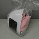 Cuffbow 4 Pcs Astronaut Costume Kids for Halloween, Space Helmet Jumpsuit Gloves Shoe Covers Set for Child Teen Boys (5-7 Years, Pink)