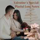 48 Fun Stacking Blocks Couple's Tower Game, Romantic Anniversary Birthday Wedding Gifts, Date Night Ideas for Valentines Day Christmas, His and Hers Gift