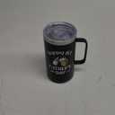 Lifecapido New Dad Gifts, Happy 1st Father's Day 20oz Insulated Coffee Mug with Card, First Father's Day Gifts for New Dad, Black