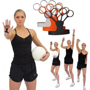 Spike Glove - Volleyball Training Aid - Great for Improving Power, Accuracy and Topspin on Serves and Spikes - Stretchy Silicone Glove Trains Aggressive Wrist Flick and Downward Finger position 3 pack