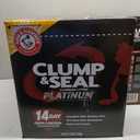 ARM & HAMMER Clump & Seal Platinum Cat Litter, Multi-Cat, 14-Day Odor Control, Rock-Hard Clumps, 27.5 lbs  Powerful Odor Eliminator with Baking Soda