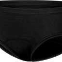 Hanes Girls' Hipster Period Underwear, Comfort, Period. Panties, Moderate Protection, Hipster - Multi - 6 Pack, 8, Regular