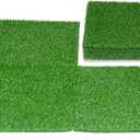 Artificial Grass Patch 6x6 Inch,Realistic Synthetic Turf with Drainage Holes,0.35 Inch Synthetic Garden Grass Tiles Faux Grass Rug for Crafts Patio Wall Decor