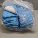 80 Pack Microfiber Mop Pads Machine Washable Cleaning Flat Mop Head Replacement Reusable Household Pads for Hardwood and Hard Surface Floor Cleaning and Scrubbing