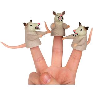 3 Pack Finger Possums Finger Puppets