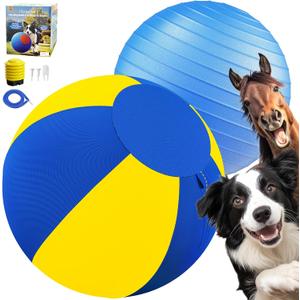 Happypaw 3.0 Upgrade 18'' Herding Ball for Dogs Enhanced Chew Resistance & Heavy-Duty Material, Dog Toy Agility Equipment for Australian Shepherds, Collies, Includes 5 Repair Patches