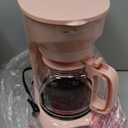 MELLERHOME 12-Cup Pink Coffee Maker - Borosilicate Carafe, Auto-Off, Pink Accessories, Reusable Filter, Anti-Drip, Kitchen Appliances, Keep-Warm Function, Kitchen Dcor