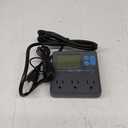 Digital Temperature Humidity Controller Pre-Wired Outlets for Mushroom, Reptile, Heating/Cooling On Outlet 1, Humidifier/Dehumidifier On Outlet2, Timer On Outlet 3