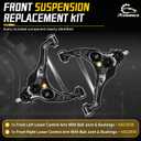 2PC Front Lower Control Arm Set with Ball Joints and Bushings Compatible with 2018-2022 Ford Expedition, 2015-2020 Ford F-150 and 2018-2022 Lincoln Navigator, Replace K643169 K643168