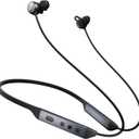 Hybrid Active Noise Cancelling Bluetooth 6.0 Headphones, 5 ENC AI Clear Call Mic Wireless Earbuds, in-Ear Magnetic Neckband Earphones 45H Playtime, IPX6 Sweatproof ANC Headsets for Travel Home Office