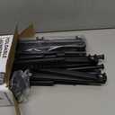 ZOES HOMEWARE 4 Tier Clothes Drying Rack Foldable | Foldable Clothing Drying Rack | Laundry Drying Rack Collapsible for Laundry Room, Dorm, Expandable Sturdy Metal Design | Black 29"L x 11.5"W x 53"H