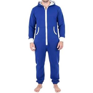 Juicy Trendz Unisex Hooded Onesies Jumpsuit – Non Footed Adult One-Piece Pajamas for Men & Women, Cozy Nightwear & Loungewear, Size XX-Large