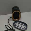 Indoor Electric Portable Space Heater, 1200W Personal Desk Heater, Fast Quiet Heating Ceramic for Large Room, Bedroom and Office Use (Black)